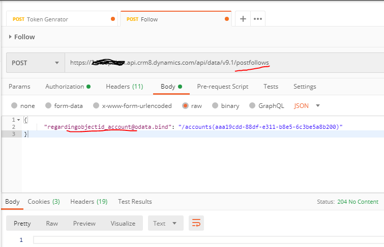 Follow and Unfollow CRM Core records